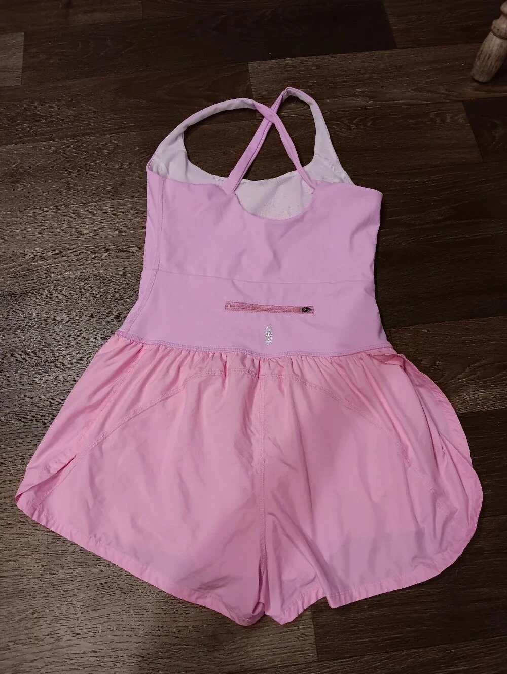 Free People Pink Cutout Romper